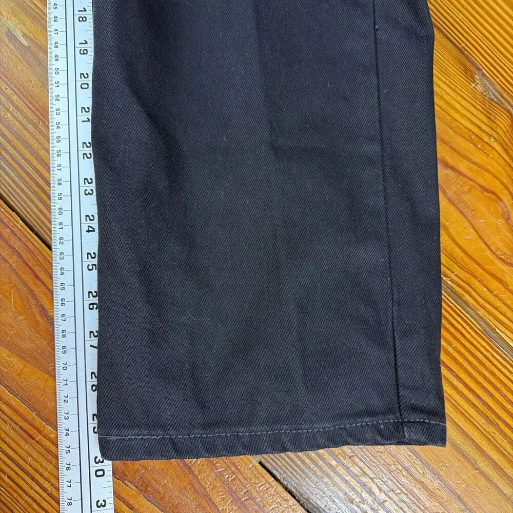 Vintage Levis 550 Jeans Mens 38x30 Black Denim Relaxed Fit Tapered Leg New Y2K